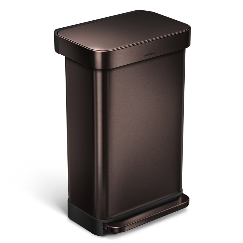 simplehuman 45L Rectangular Step Trash Can & Reviews Wayfair